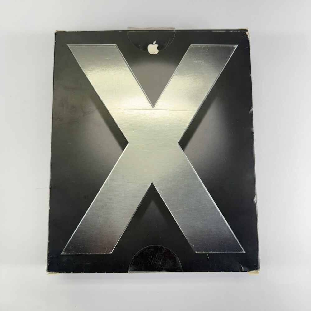 Apple Mac OS X Tiger 10.4 Retail Box (OEM) with iWork Trial Install Disk